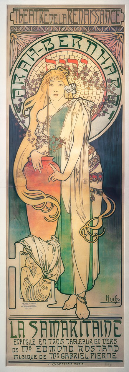 Sarah Bernhardt - La Samaritaine tekijältä Alphonse Mucha