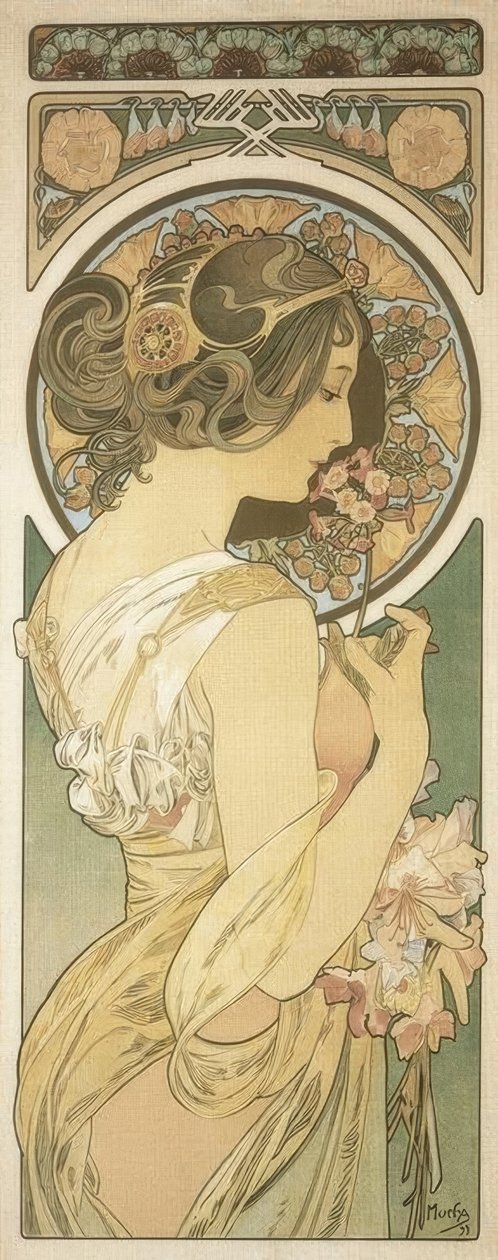 Cowslip tekijältä Alphonse Mucha