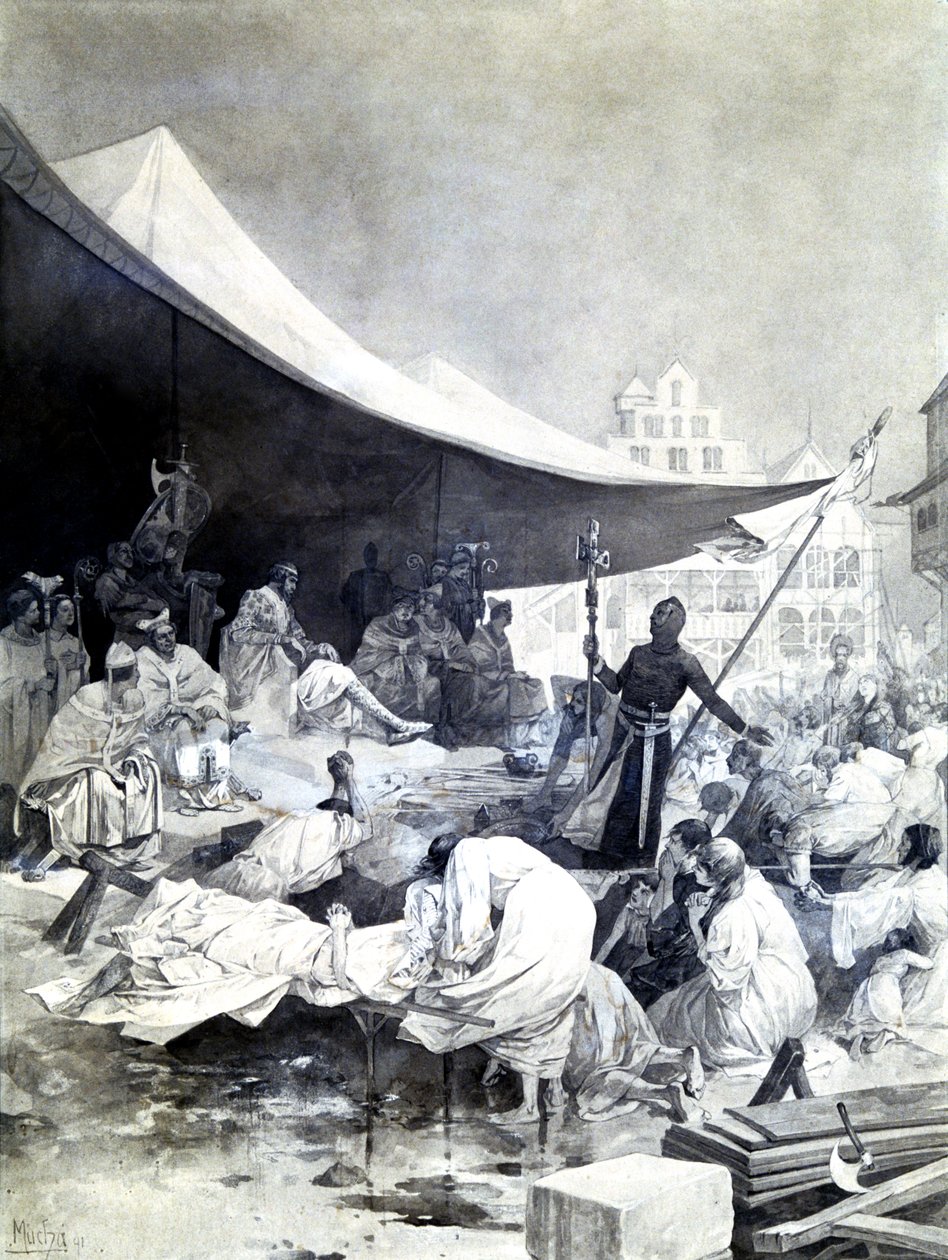 Risti, 1900-1939 tekijältä Alphonse Mucha