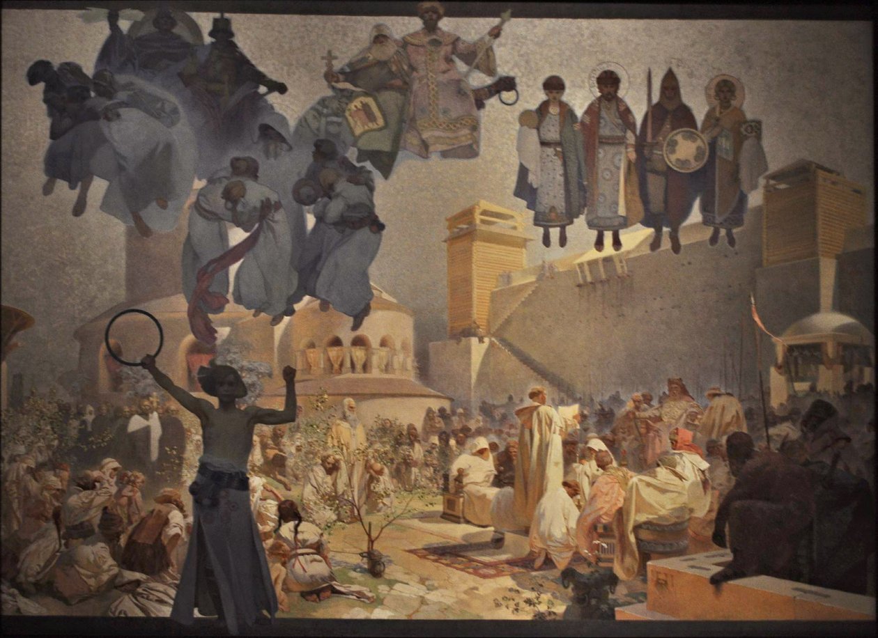 Slaavilaisen liturgian esittely Kierros Slaavilainen eepos tekijältä Alphonse Mucha