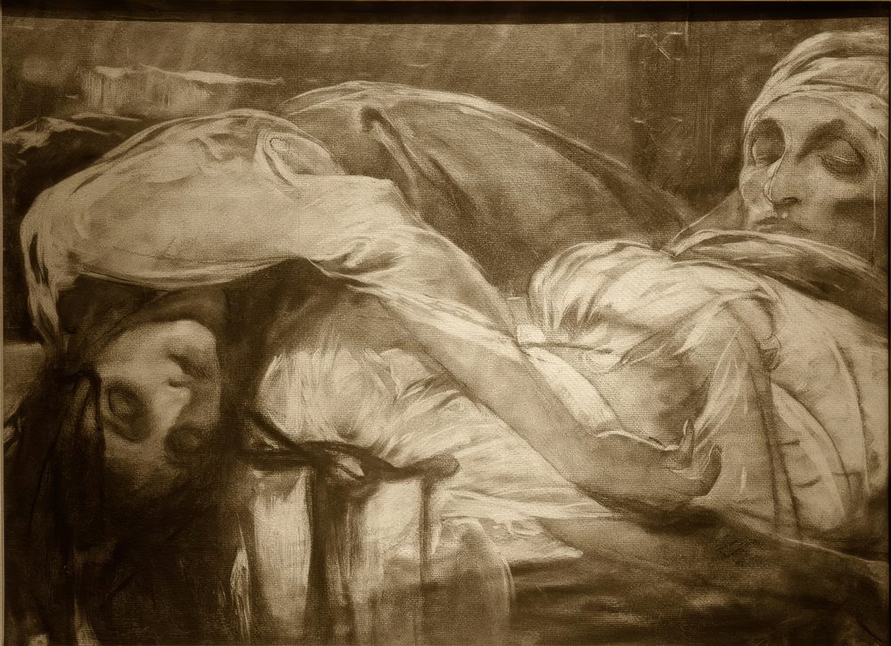 Hasanagan morsian kuoli tekijältä Alphonse Mucha