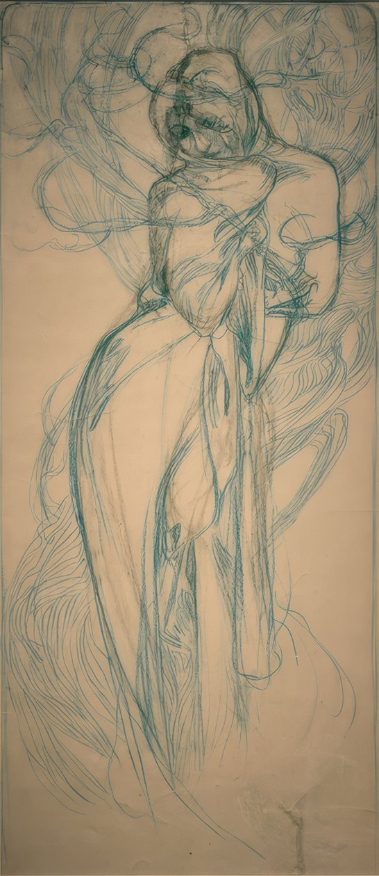 Talvi tekijältä Alphonse Mucha