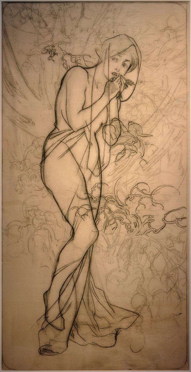 Talvi tekijältä Alphonse Mucha