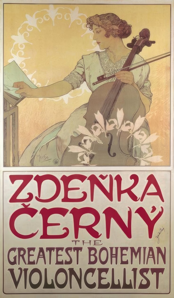 Zdenka Cerny tekijältä Alphonse Mucha