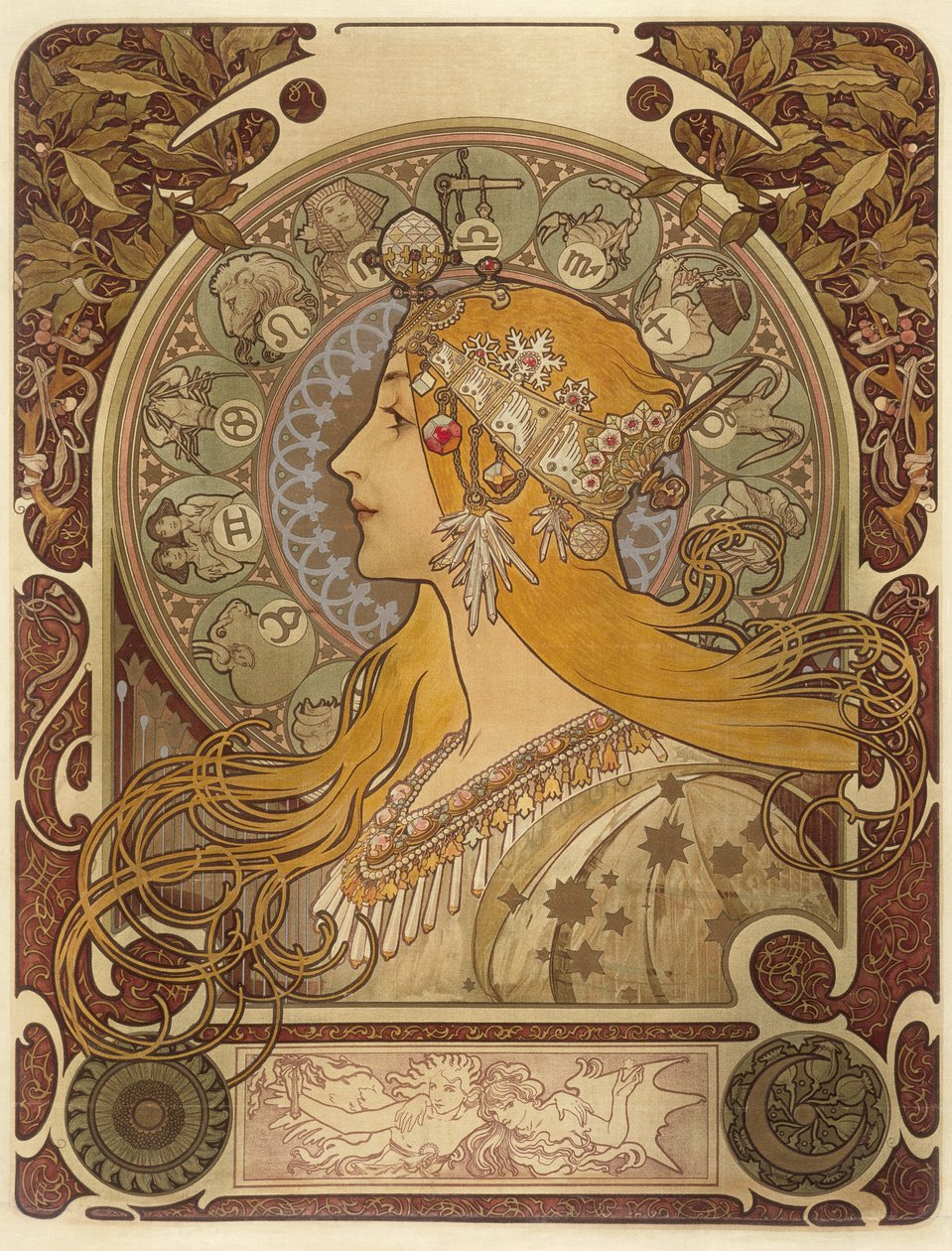 Eläinrata tekijältä Alphonse Mucha