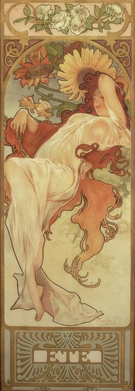 Kesä tekijältä Alphonse Mucha