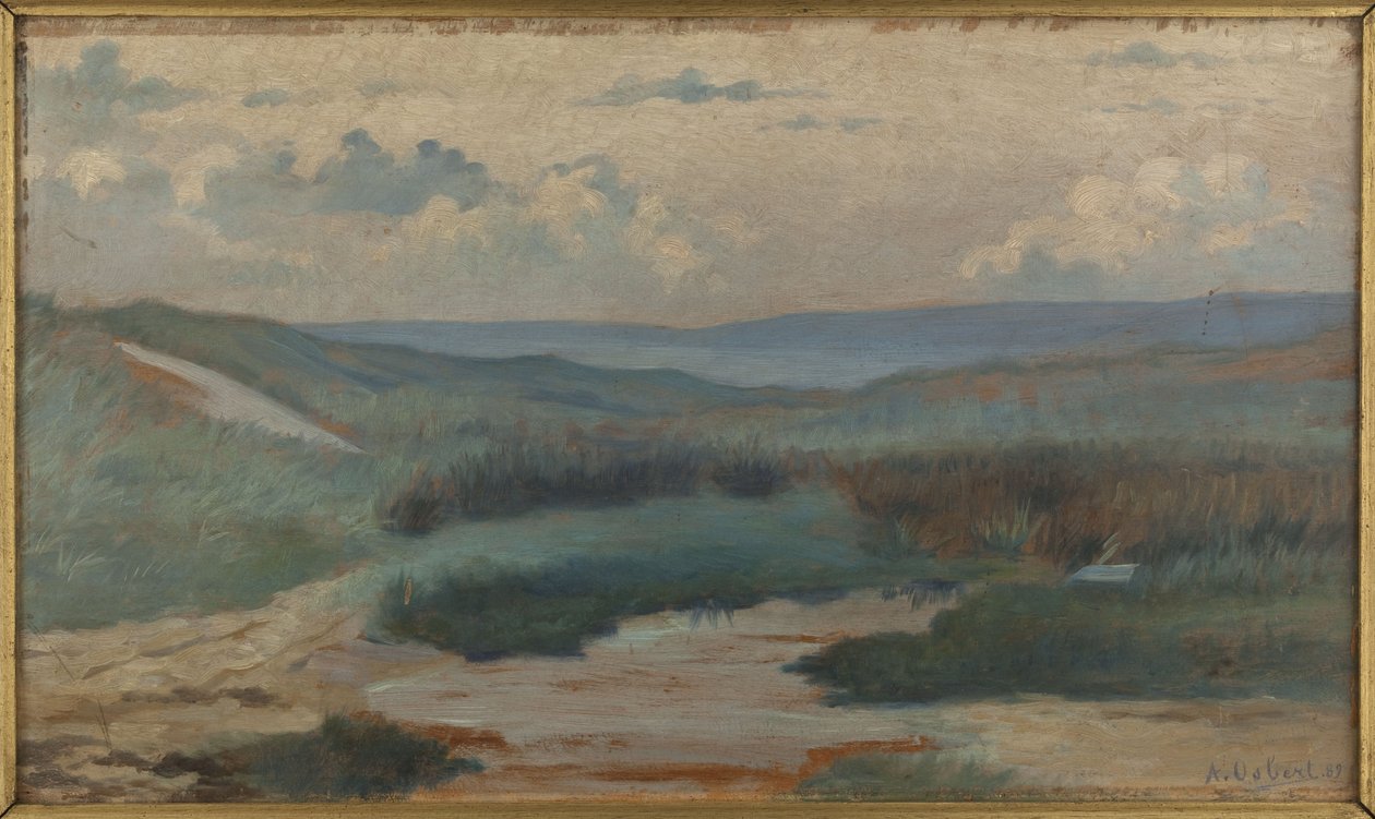 Lampi dyyneillä yöllä, Siouville tekijältä Alphonse Osbert