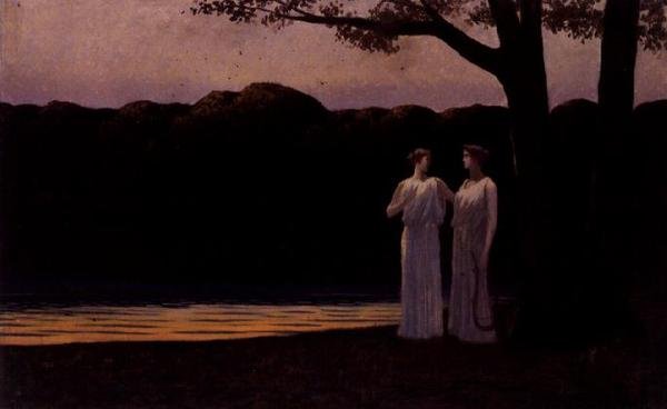 Muusat rannalla illalla tekijältä Alphonse Osbert