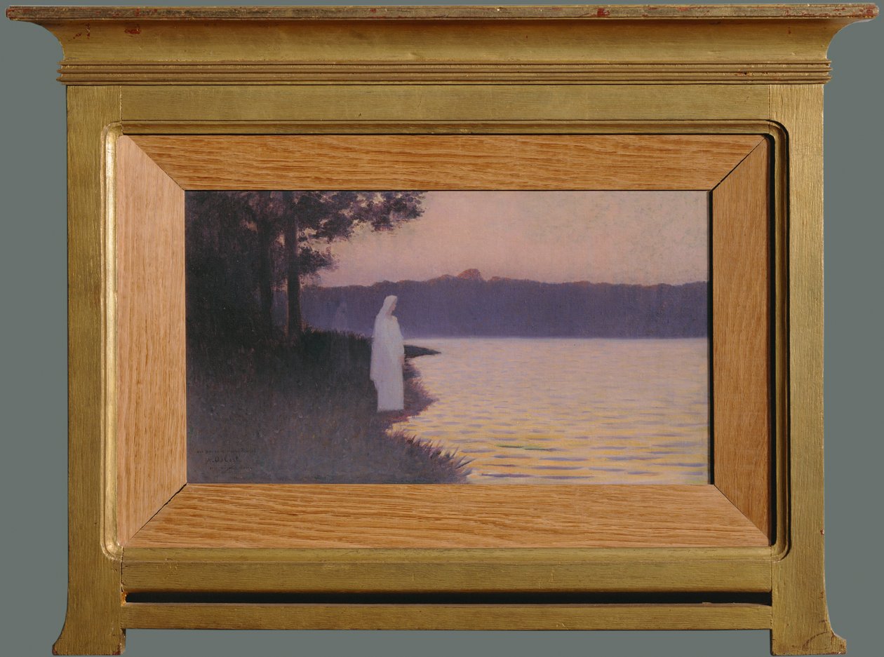 Veden hiljaisuus (maalaus kankaalle) tekijältä Alphonse Osbert