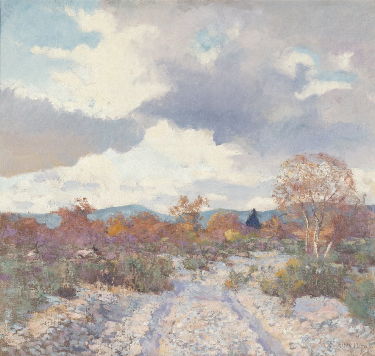 Palm Springs, n. 1925 (öljy kankaalle) tekijältä Alson Skinner Clark