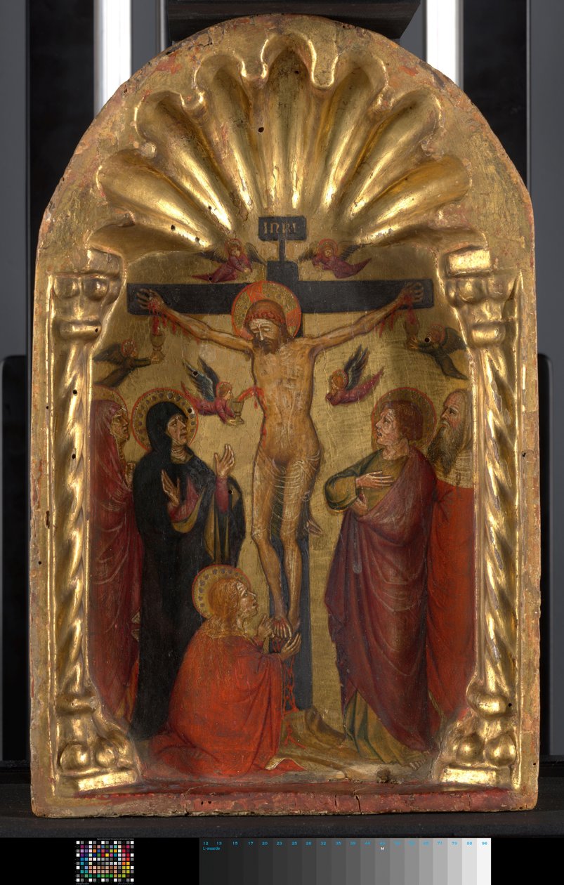 Ristiinnaulitseminen tekijältä Altichiero da Verona (follower of)