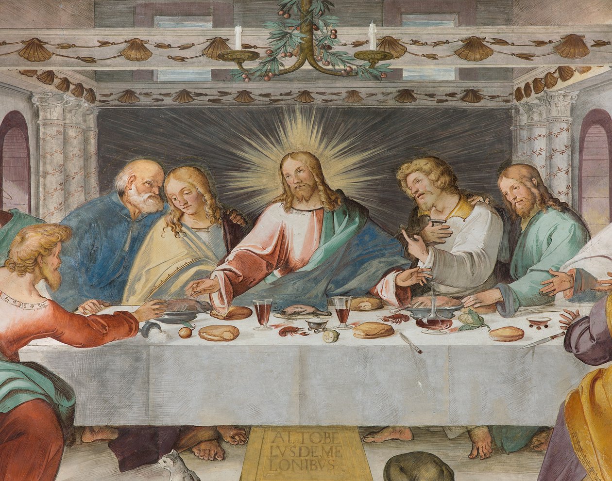 Presbytery, kahdeksas eteläjänne, viimeinen ehtoollinen, Altobello Melon tekijältä Altobello Melone