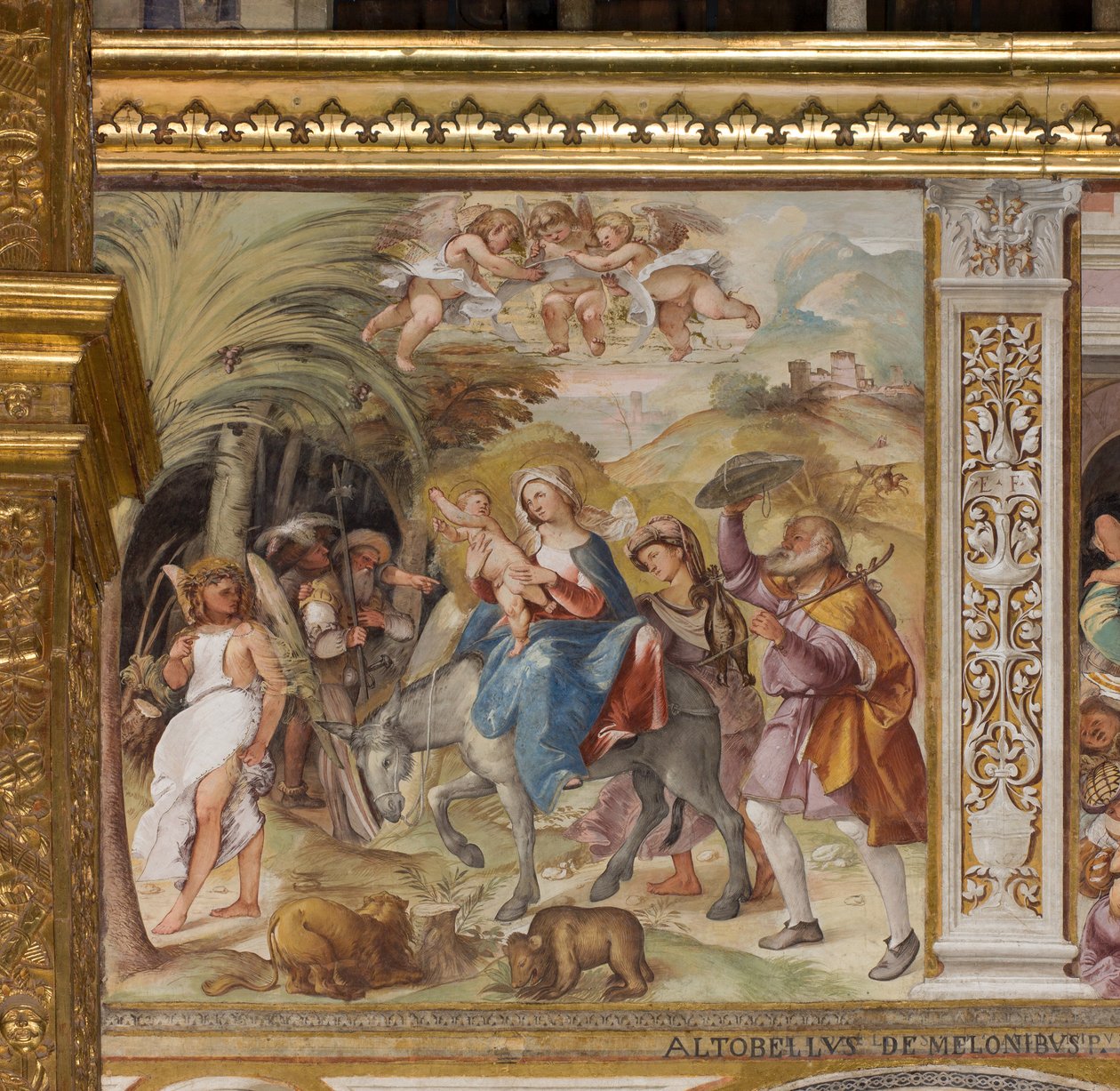 Presbytery, seitsemäs pohjoisosa, lento Egyptiin, Altobello Melon tekijältä Altobello Melone