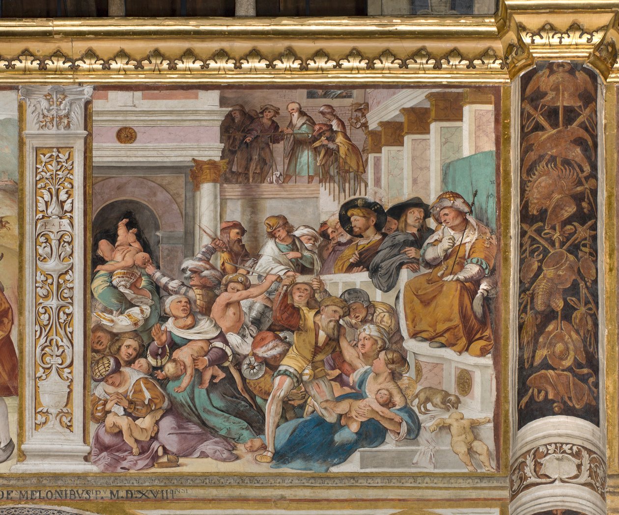 Presbytery, Seventh North Span, Massacre of the Innocents, Altobello Melon tekijältä Altobello Melone