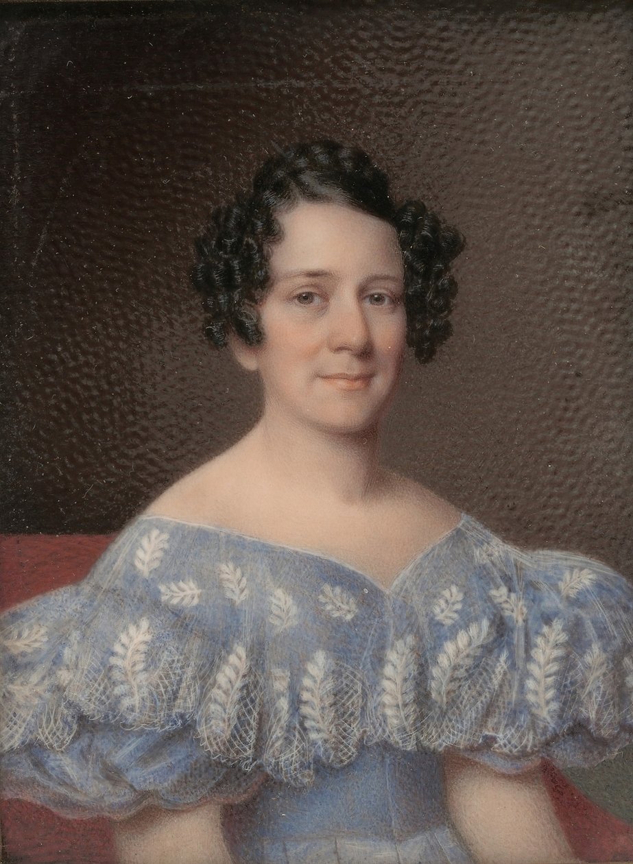Naisen muotokuva, n. 1835. tekijältä Alvan Clark