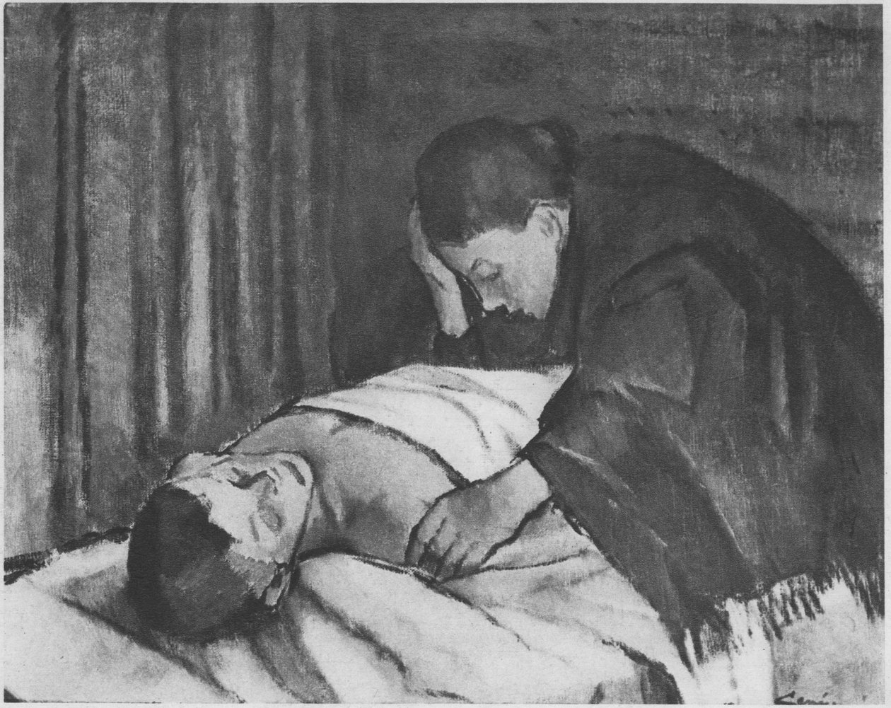Pieta. Beschreibung lt. QuellenEnglish: Pieta - using people of Finland.n tekijältä Alvar Cawén