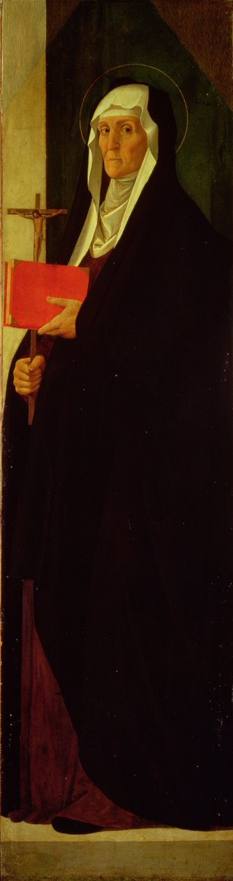 St. Clare, n. 1485-1490 (tempera paneelissa) tekijältä Alvise Vivarini