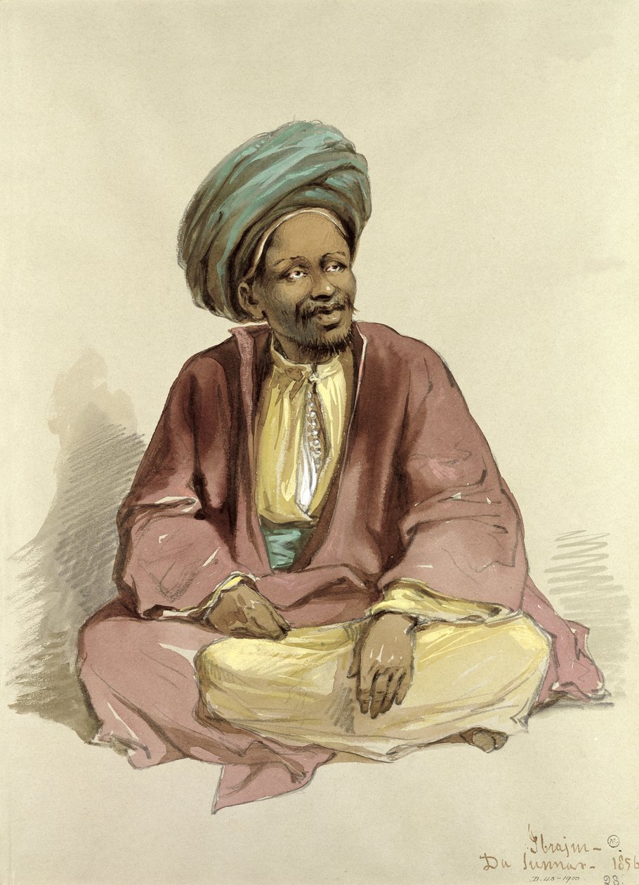 Ibrahim - Sunnarista, 1856 tekijältä Amadeo Preziosi