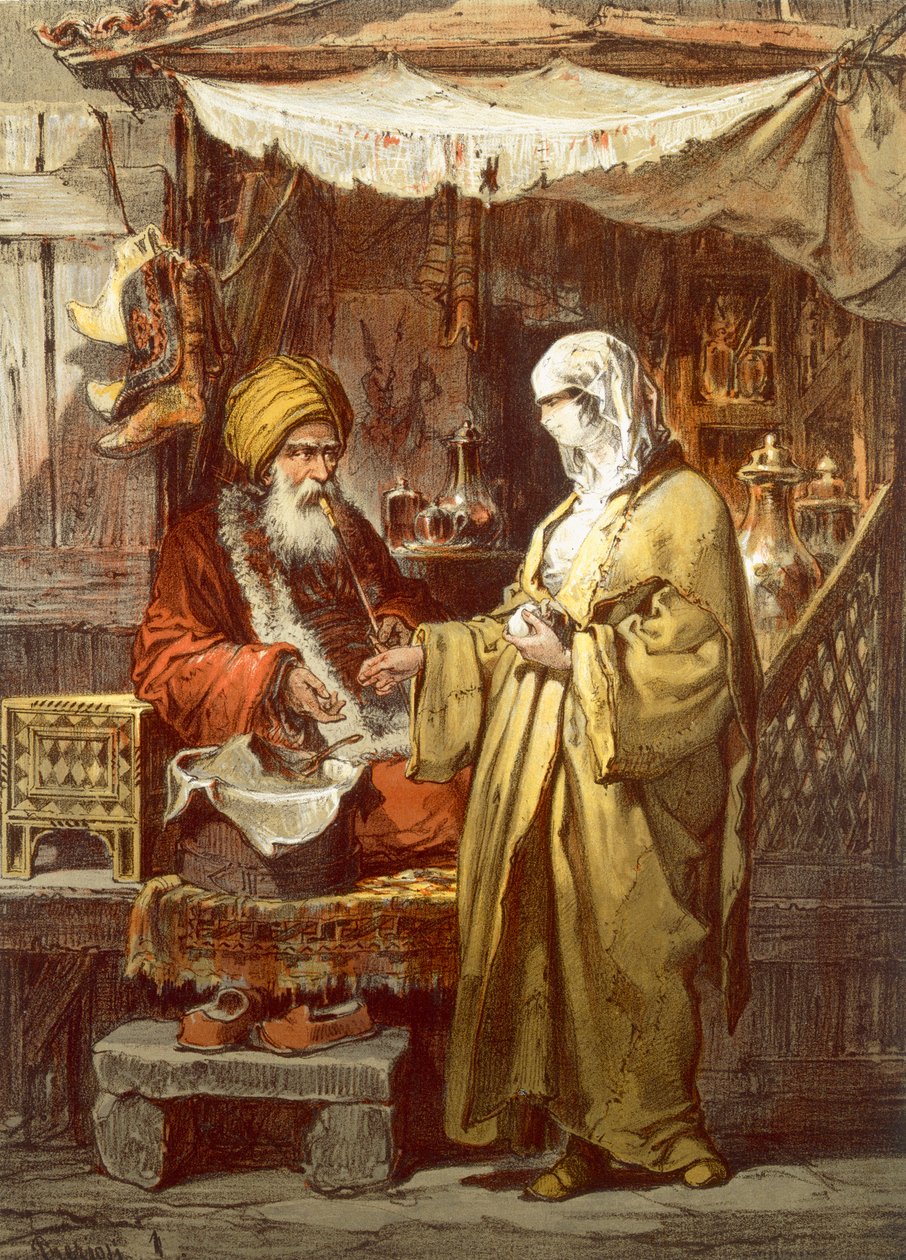 Apteekki tai apteekki, 1865 tekijältä Amadeo Preziosi
