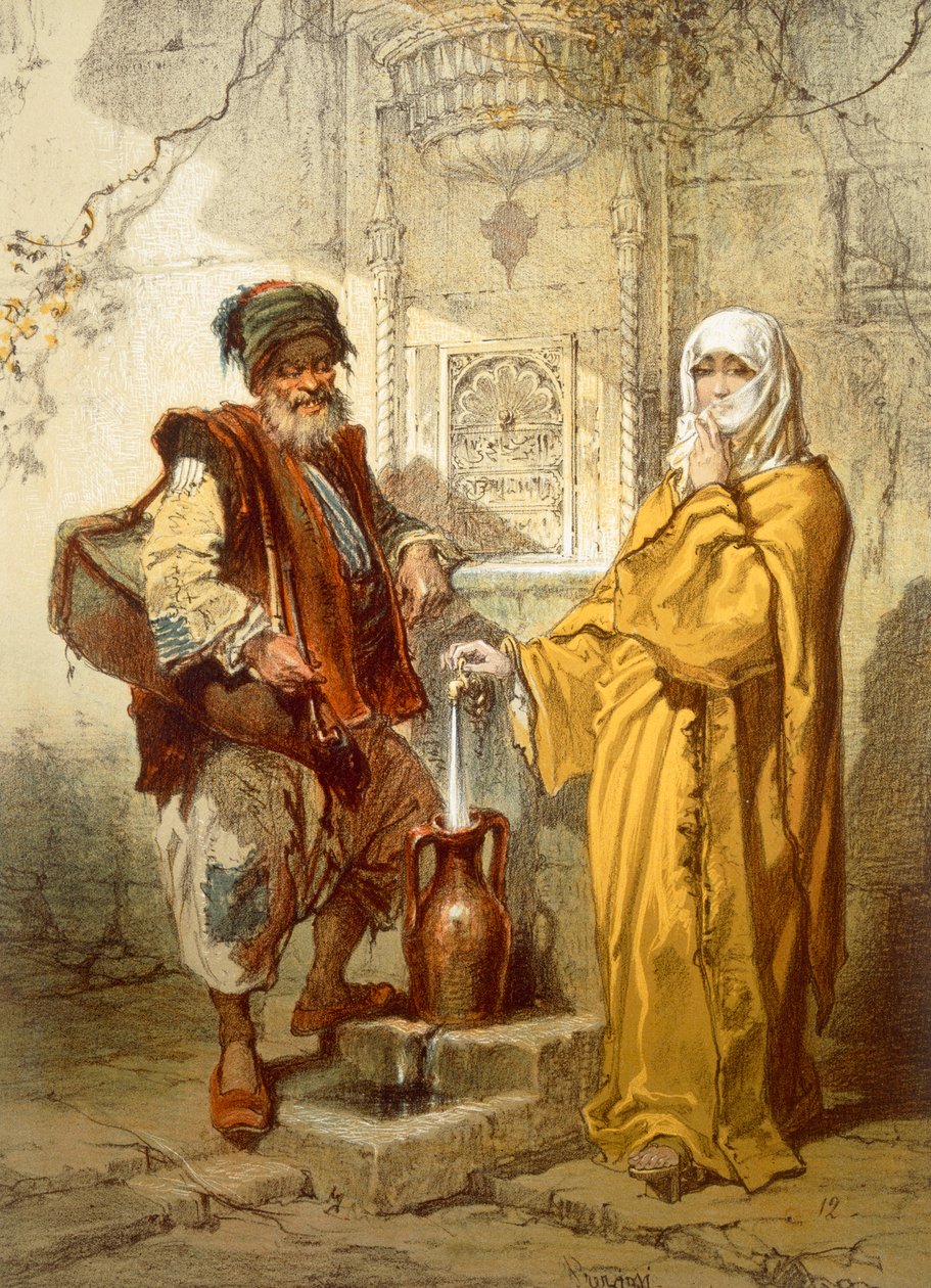 Vedenkuljetin, 1865 tekijältä Amadeo Preziosi