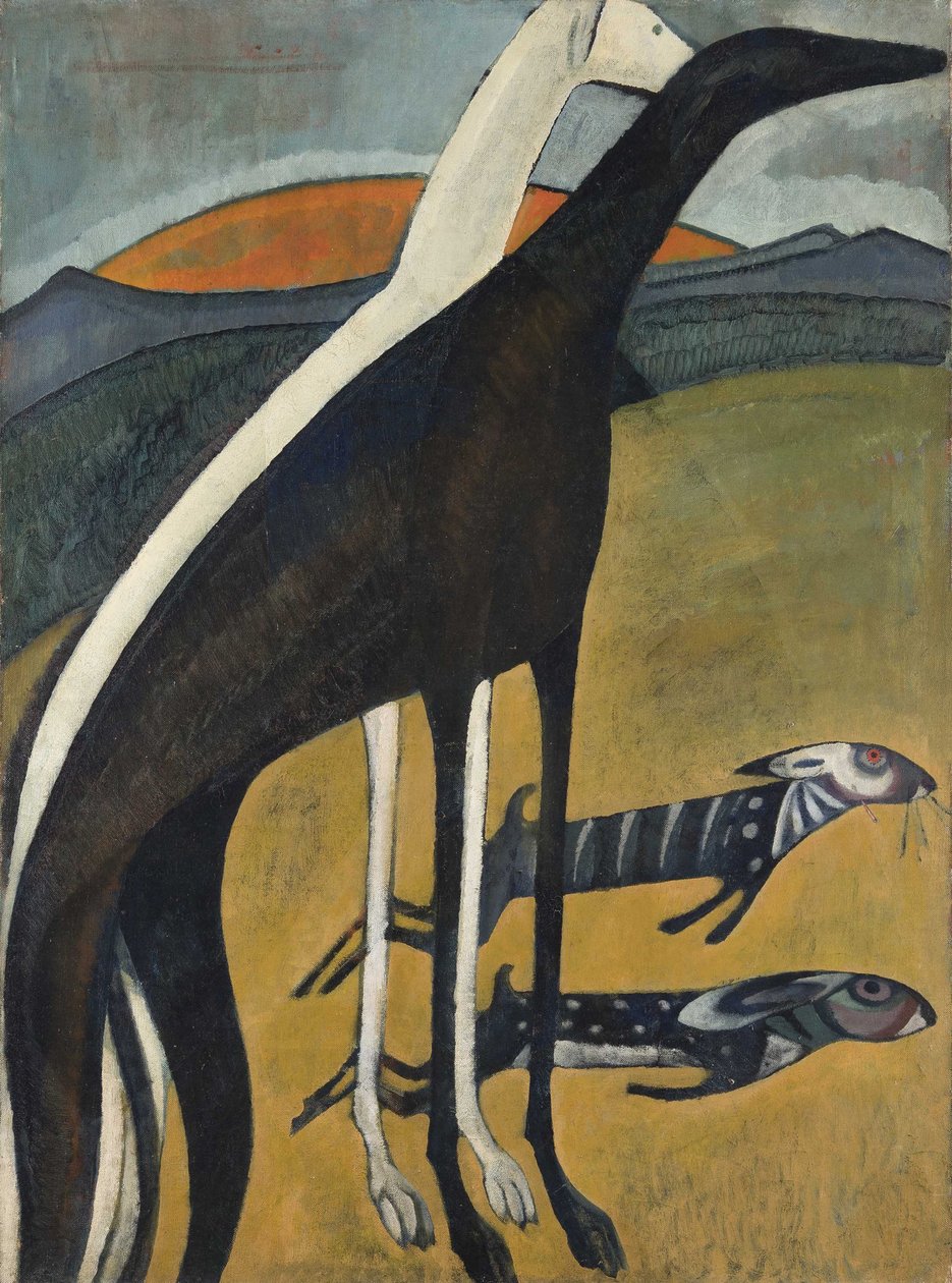 Vinttikoirakilpailut Vinttikoirakilpailut, 1911. tekijältä Amadeo de Souza Cardoso