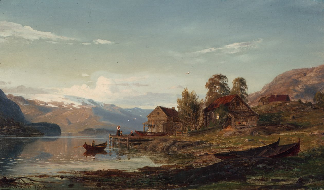 Vuonon rannalla tekijältä Amaldus Nielsen