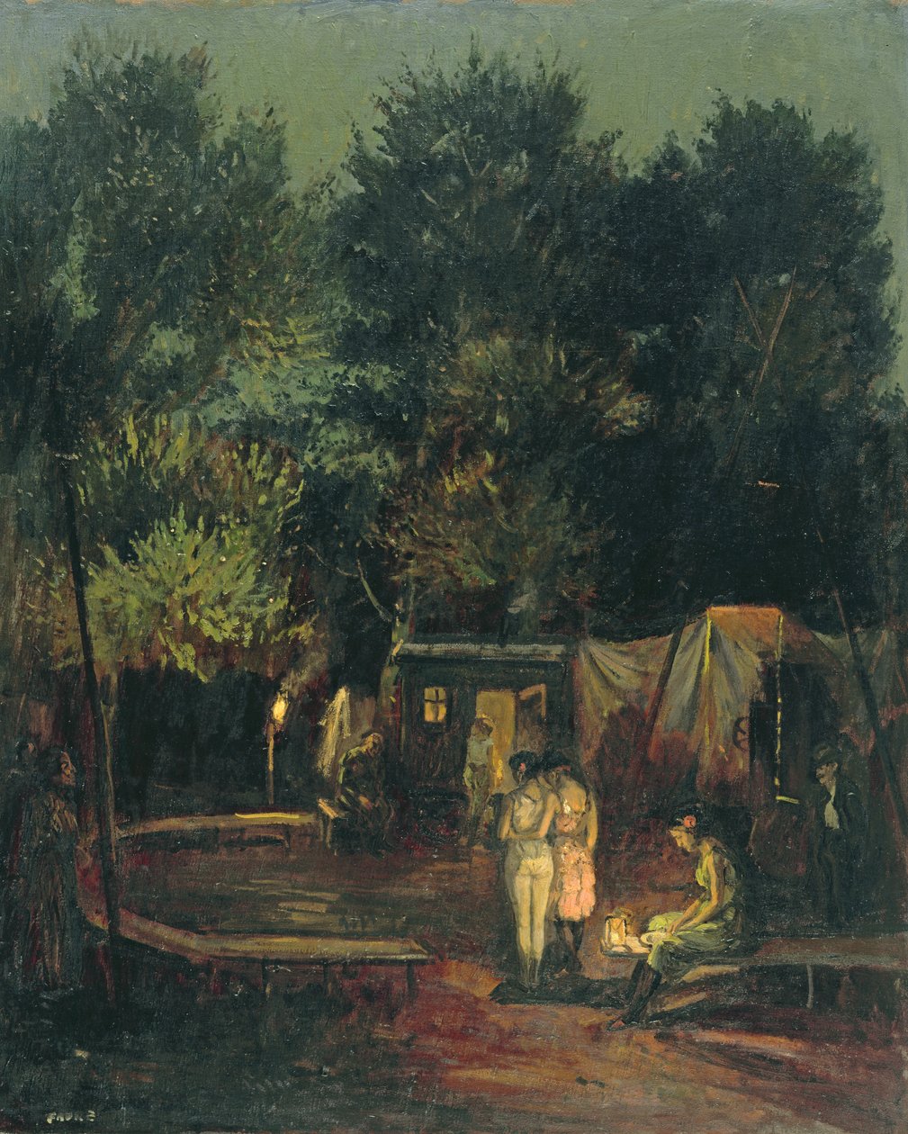 Sirkus puiden alla, 1912 tekijältä Amandus Faure