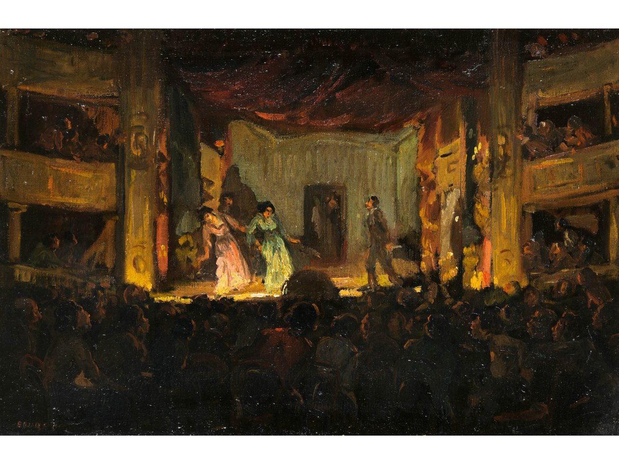 Amandus Faure Suosittu teatteri San Francesco Napolissa tekijältä Amandus Faure