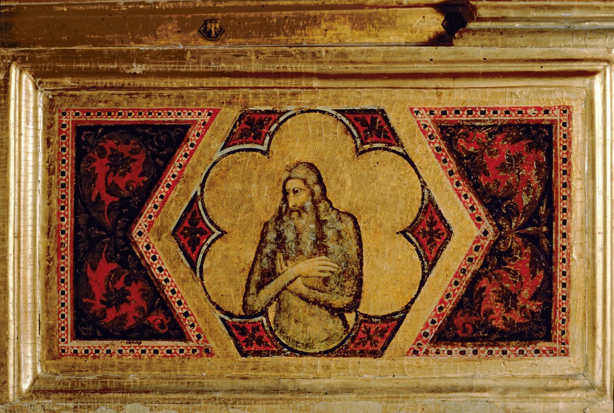 Neitsyt Marian kruunajaispolyptyykki (oikeanpuoleinen predella) (ks. myös 65540-65550). tekijältä Ambrogio Bondone Giotto