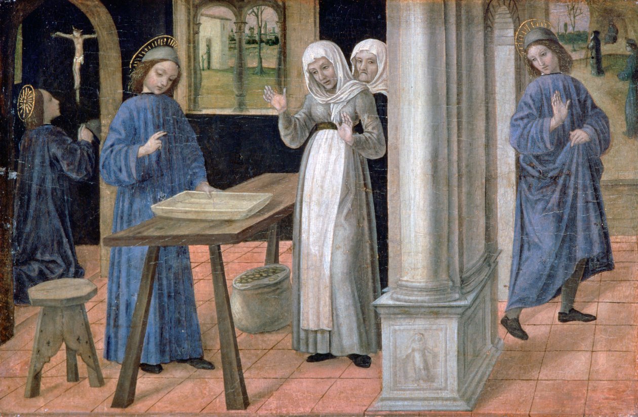 Pyhä Benedictus, 1480-1523 tekijältä Ambrogio Bergognone