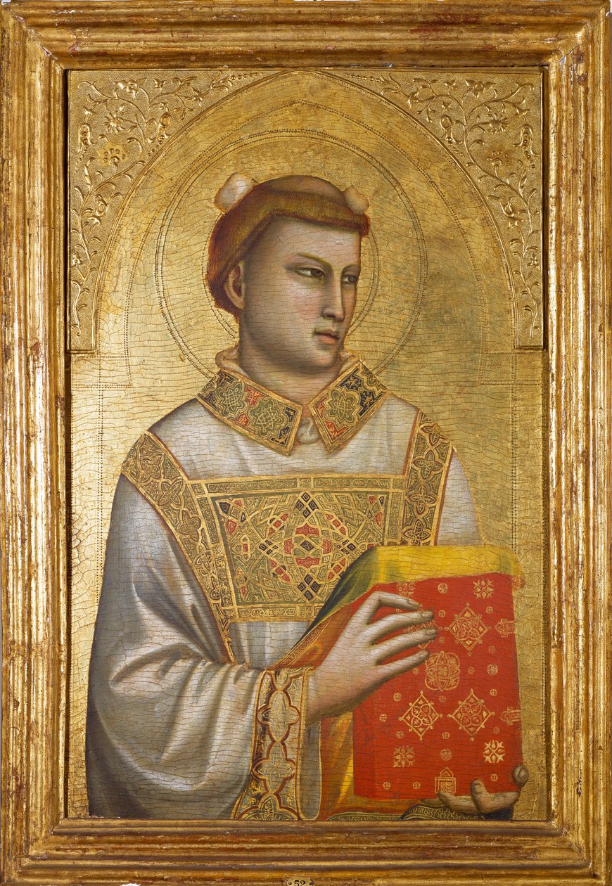 Pyhän Stefanoksen esitys (maalaus puulle, n. 1320-1325) tekijältä Ambrogio Bondone (workshop) Giotto