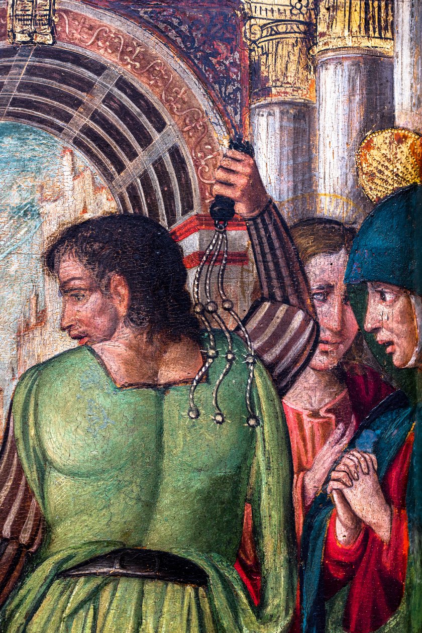 Kristuksen ruoskiminen tekijältä Ambrogio da Fossano (c.1460-1523) (circle of)