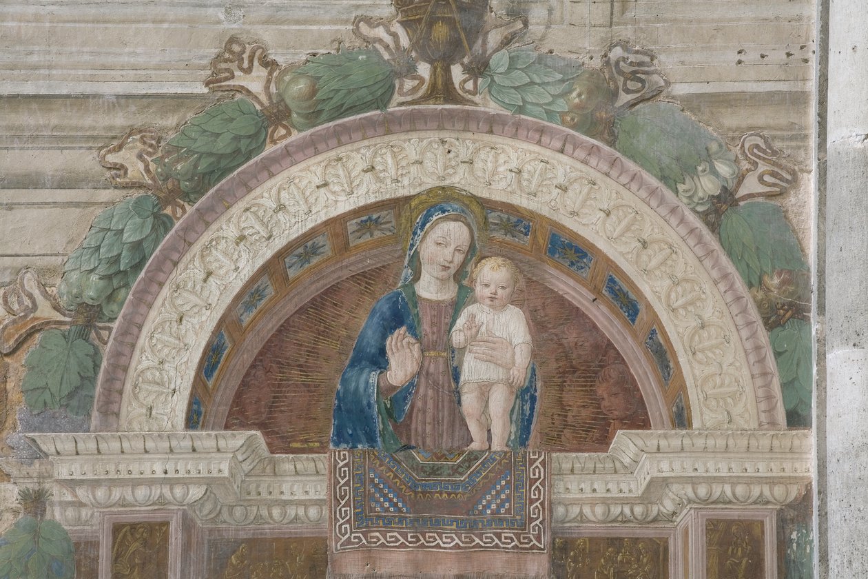 Maton Madonna (Madonna maton) tekijältä Ambrogio da Fossano (c.1460 1523)