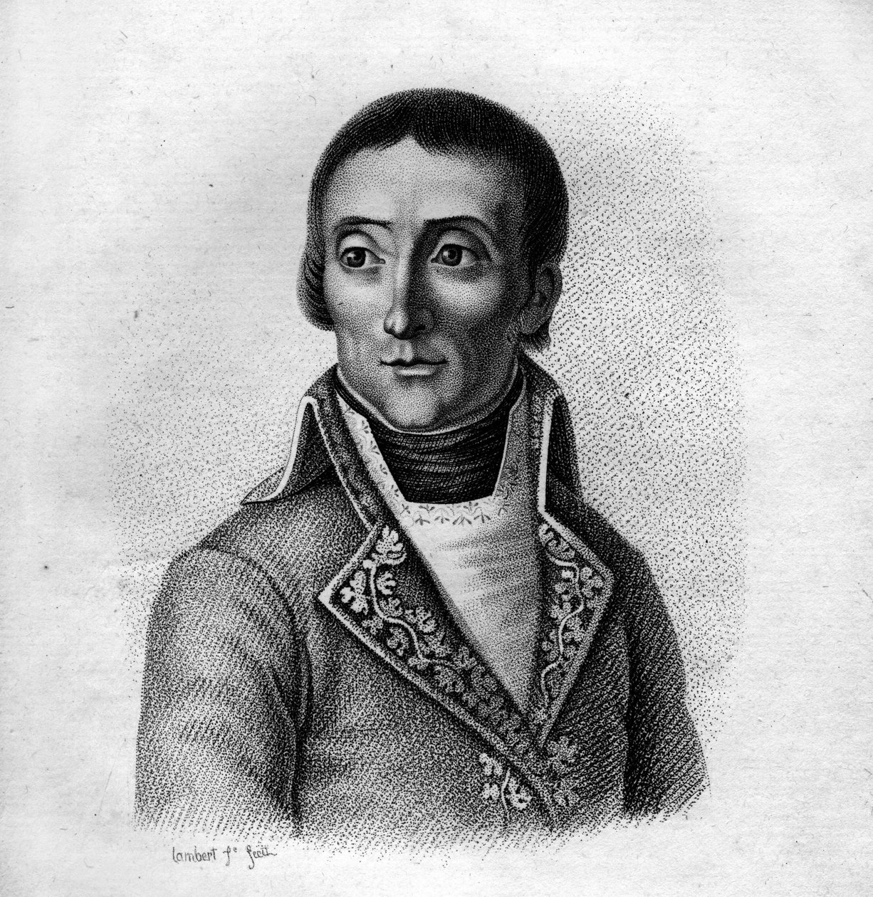Amiraali Eustache Bruix (1759-1805) - in” Muotokuvia ranskalaisista kenraaleista ranskalaisten voittojen ja valloitusten jälkeen”” Kaiverrus Ambroise Tardieu 1818. Stella Collection. tekijältä Ambroise Tardieu