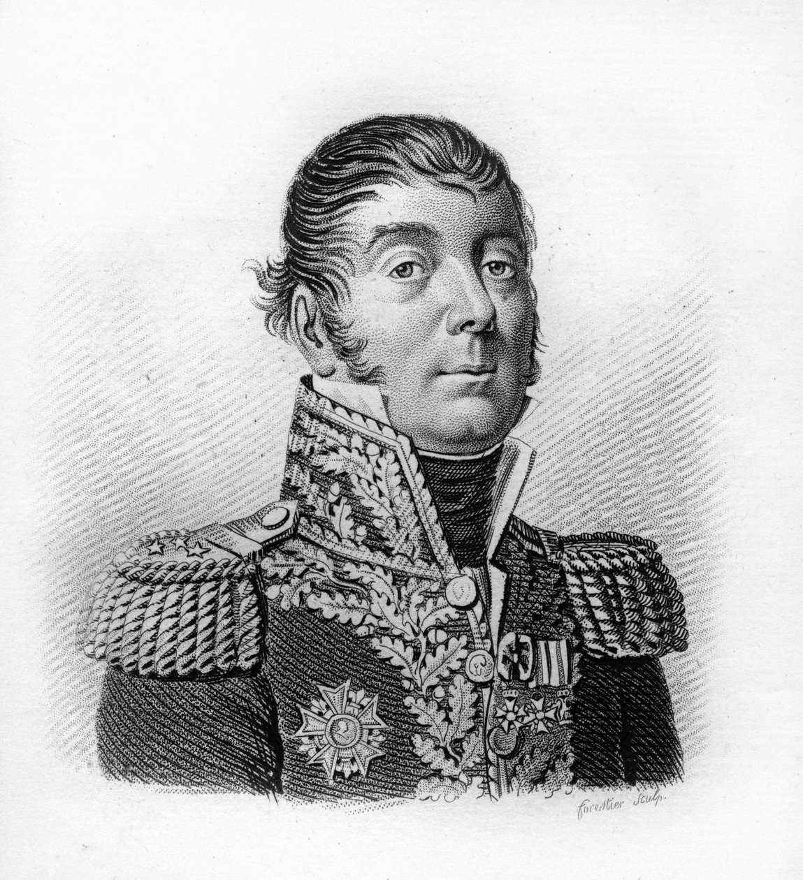 Antoine Guillaume Rampon (1759-1842) - "Ranskalaisten kenraalien muotokuvia ranskalaisten voittojen ja valloitusten jälkeen". Kaiverrus Ambroise Tardieu 1818. Stella Collection. tekijältä Ambroise Tardieu