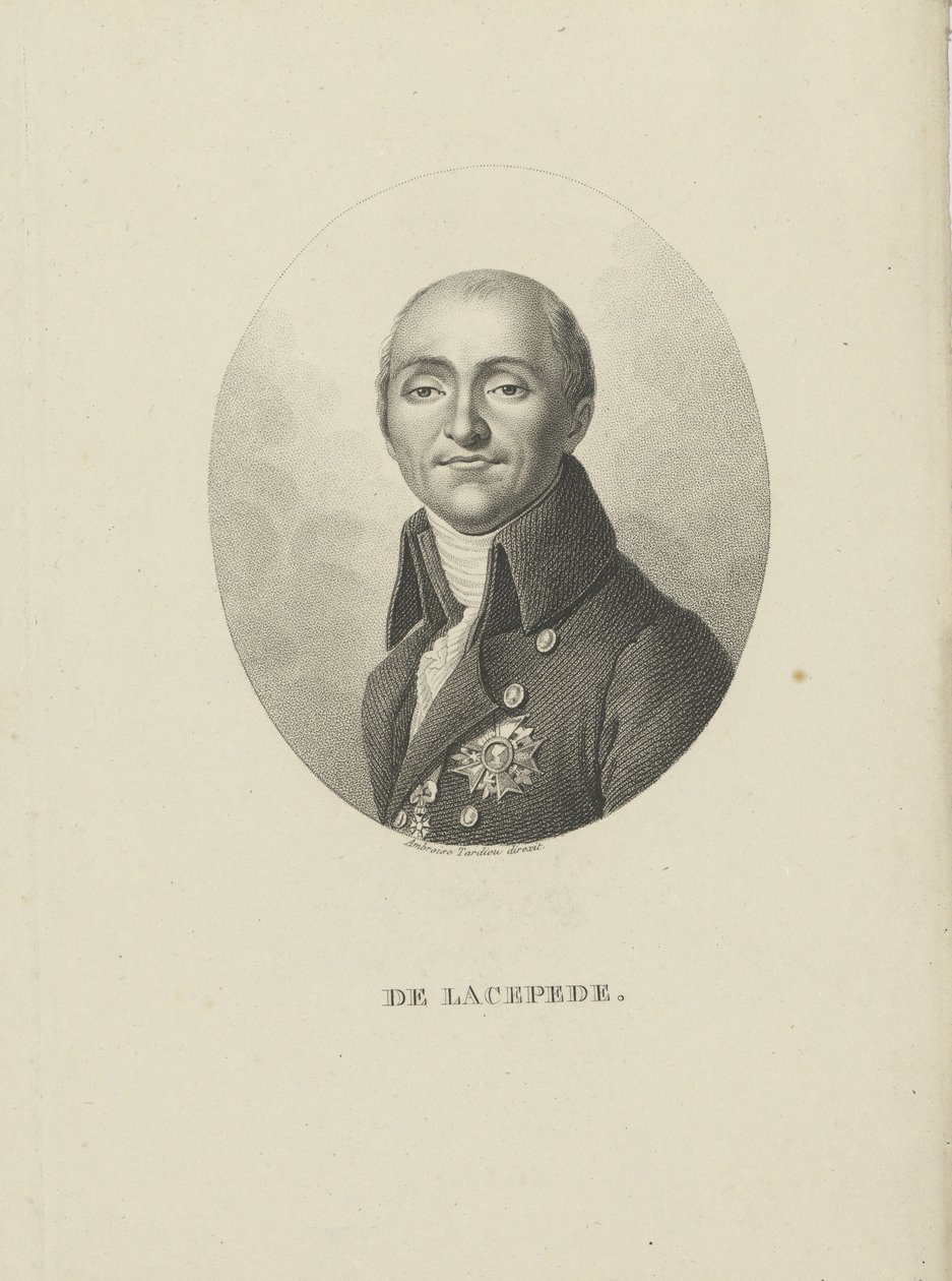 Bernard-Germain-Etienne de la Ville-sur-Illon, Lacépèden kreivi 1756-1815, n. 1810. tekijältä Ambroise Tardieu