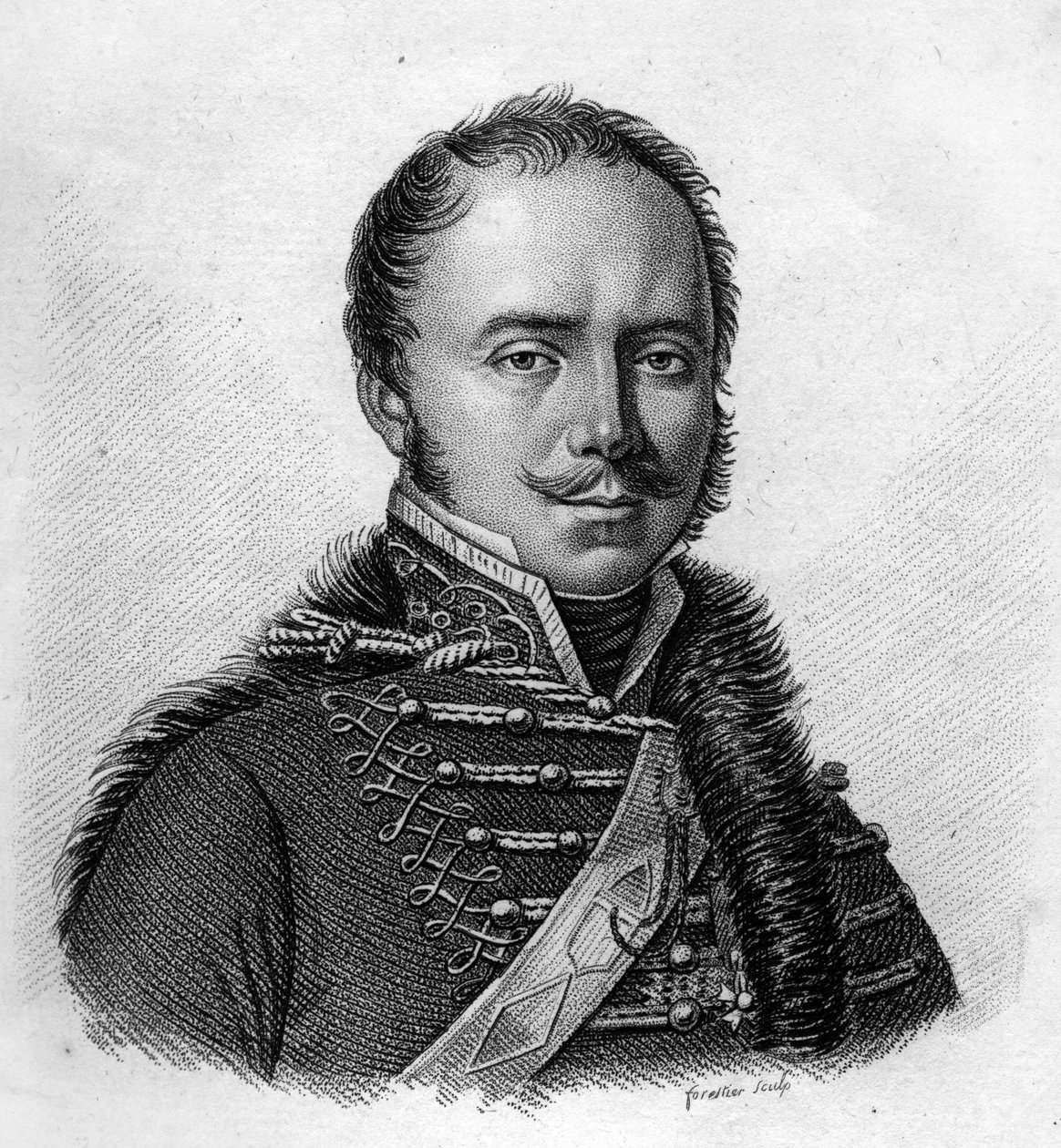 Charles François Lebrun, Placentian herttua ranskalainen poliitikko (1739-1824). "" Muotokuvia ranskalaisista kenraaleista ranskalaisten voittojen ja valloitusten jälkeen". Kaiverrus Ambroise Tardieu 1818. Stella Collection. tekijältä Ambroise Tardieu