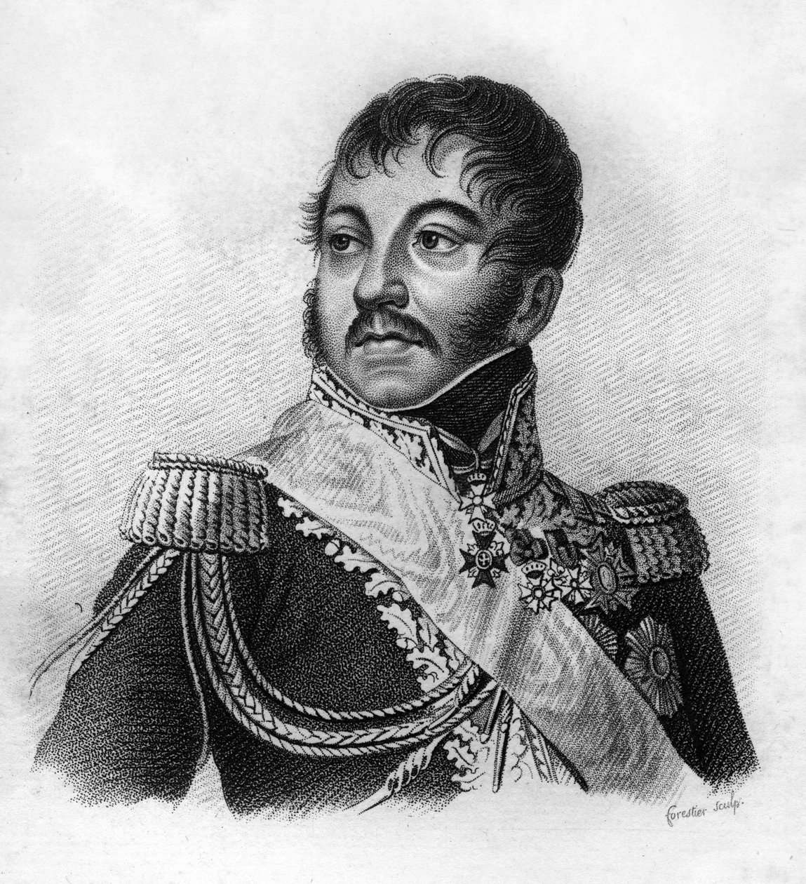 Kenraali Rapp.Jean, kreivi Rapp ranskalainen kenraali (Colmar tekijältä Ambroise Tardieu