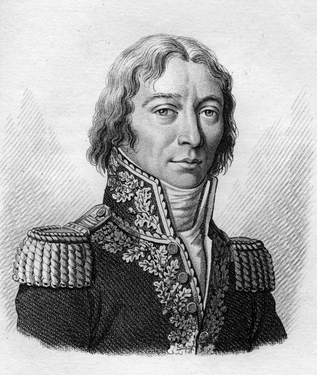 Kenraali Richepanse teoksessa "Muotokuvia ranskalaisista kenraaleista ranskalaisten voittojen ja valloitusten jälkeen". Kaiverrus Ambroise Tardieu 1818. Stella Collection. tekijältä Ambroise Tardieu