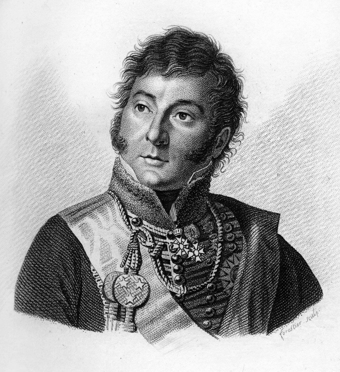 Guillaume Joseph Nicolas LAFON BLANIAC (1773-1833) - teoksessa ”Muotokuvia ranskalaisista kenraaleista ranskalaisten voittojen ja valloitusten jälkeen”. Kaiverrus Ambroise Tardieu 1818. Stella Collection. tekijältä Ambroise Tardieu