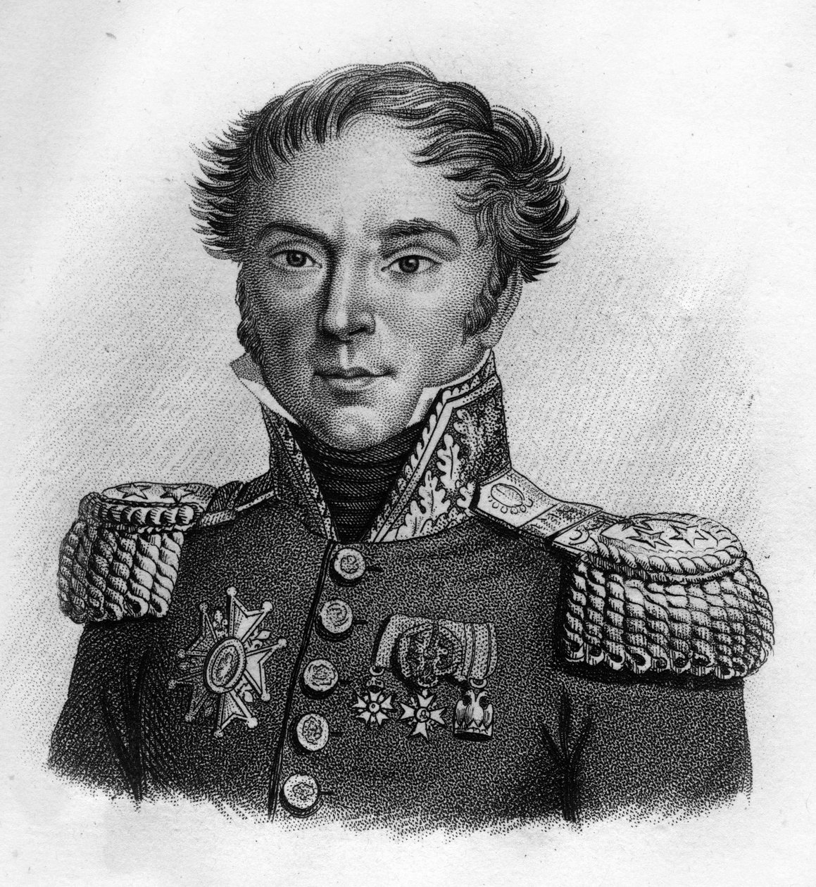 Jacques Laurent Gilly (1769-1829) - "Ranskalaisten kenraalien muotokuvia ranskalaisten voittojen ja valloitusten jälkeen". Kaiverrus Ambroise Tardieu 1818. Stella Collection. tekijältä Ambroise Tardieu