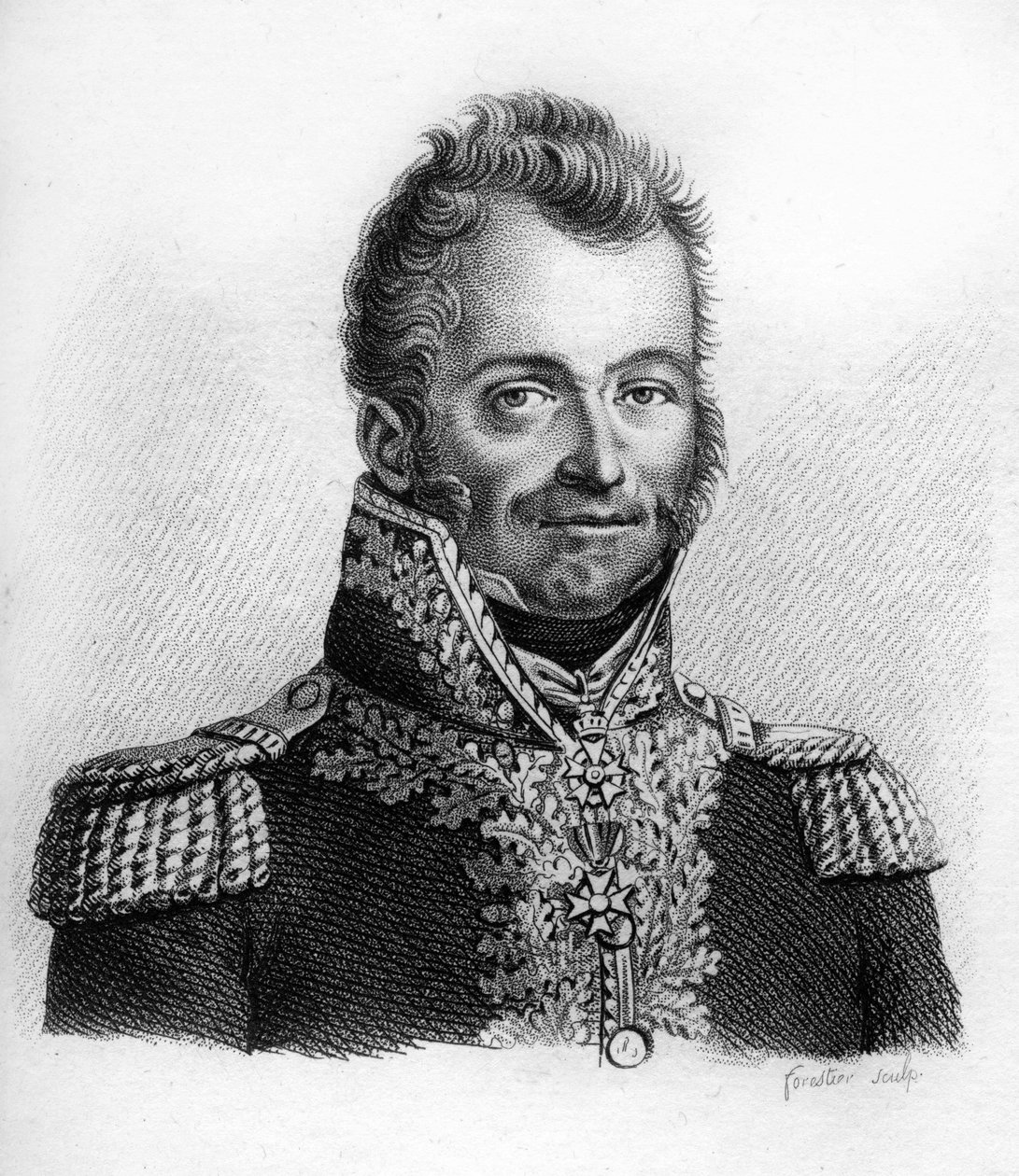 Jean François Rome, prikaatinkenraali (1773-1826) - "Ranskalaisten kenraalien muotokuvia ranskalaisten voittojen ja valloitusten jälkeen". Kaiverrus Ambroise Tardieu 1818. Stella Collection. tekijältä Ambroise Tardieu