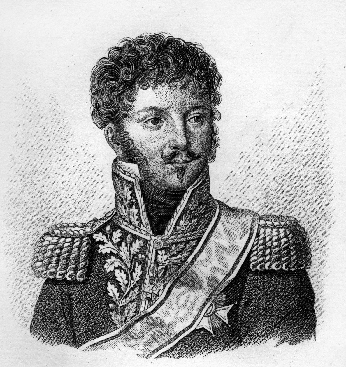 Louis Pierre de Montbrun (1770-1812) Montbrunin ja Imperiumin ritari, sitten Montbrunin ja Imperiumin paroni, sitten Montbruninin kreivi” Muotokuvia ranskalaisista kenraaleista ranskalaisten voittojen ja valloitusten jälkeen”. Kaiverrus Ambroise Ta tekijältä Ambroise Tardieu