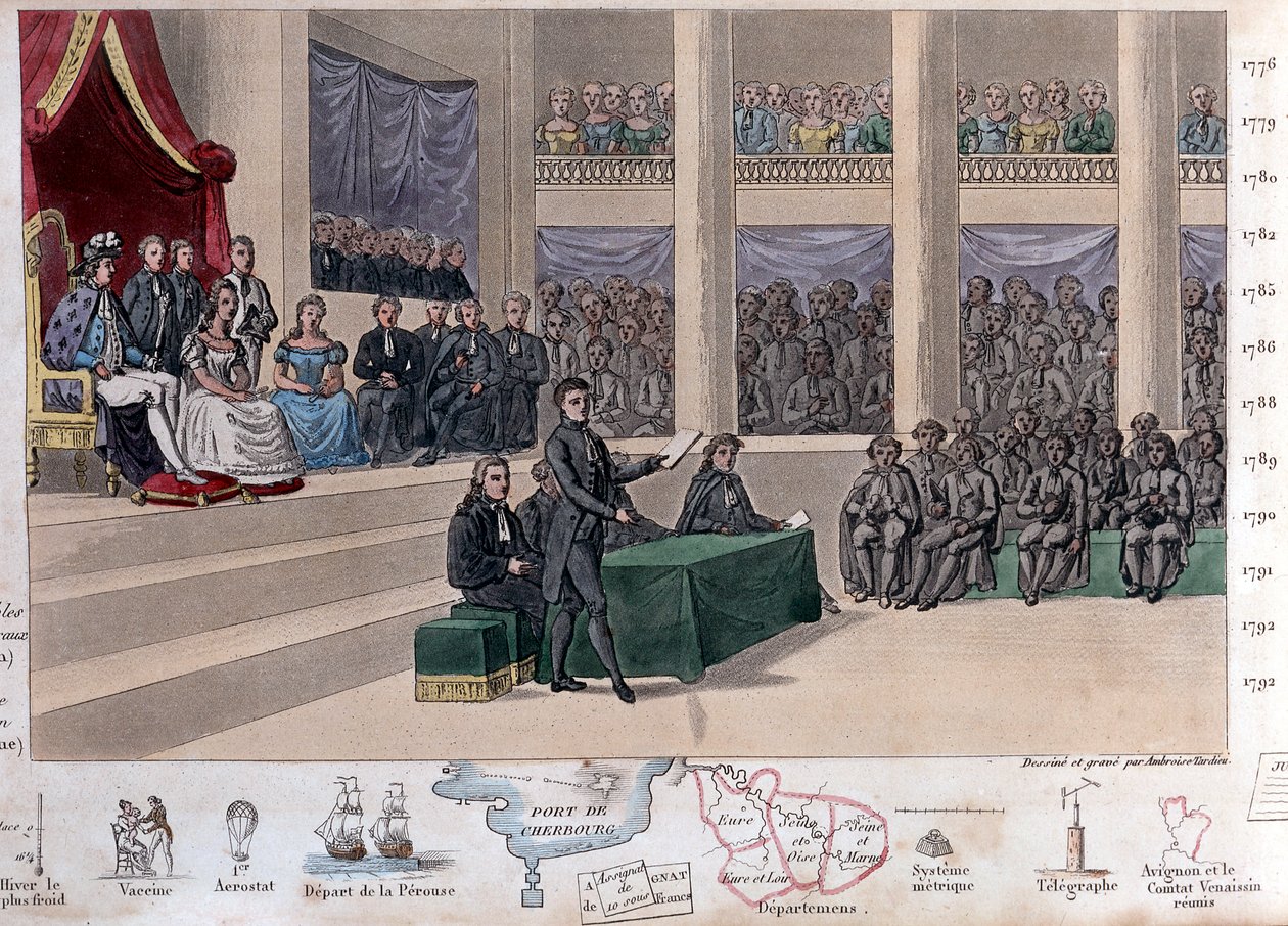 Ludvig XVI (1754-1793) Assembllee des Notable