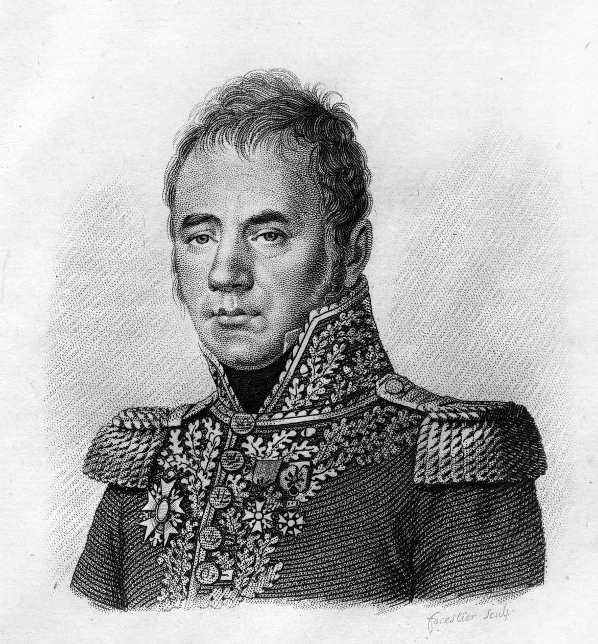 Pierre Joseph Habert (1773-1825) - "" Ranskalaisten kenraalien muotokuvia ranskalaisten voittojen ja valloitusten jälkeen". Kaiverrus Ambroise Tardieu 1818. Stella Collection. tekijältä Ambroise Tardieu