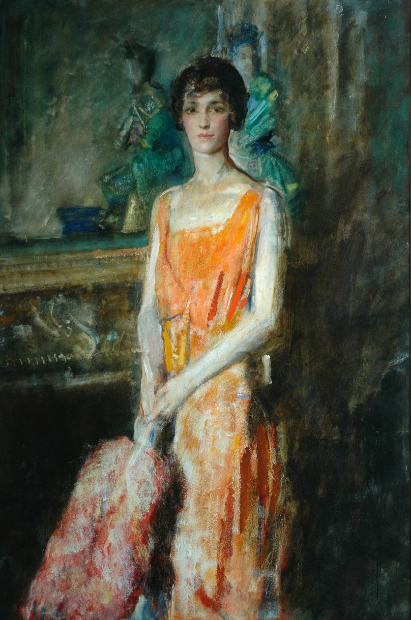 Mademoiselle de Pourtales, n. 1925 tekijältä Ambrose McEvoy
