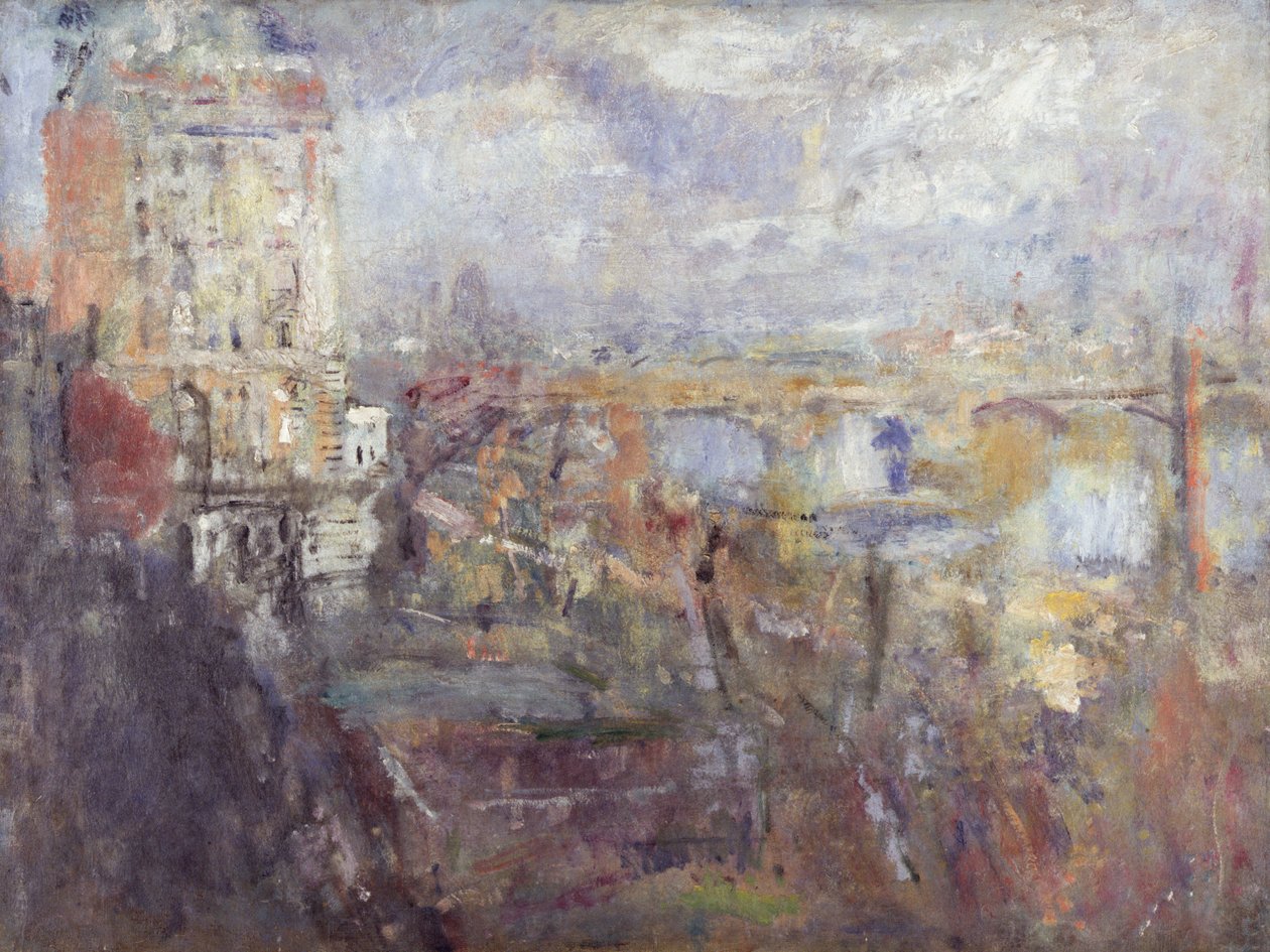 Näkymä Adelphilta (Waterloo Bridge), 1926 tekijältä Ambrose McEvoy