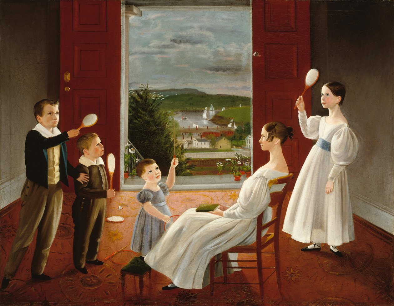 Nathan Starrin lapset, 1835. tekijältä Ambrose Andrews