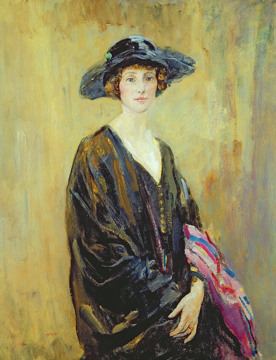 Dorothy Una Ratcliffen (1891-1967) muotokuva (öljy kankaalle) tekijältä Ambrose McEvoy