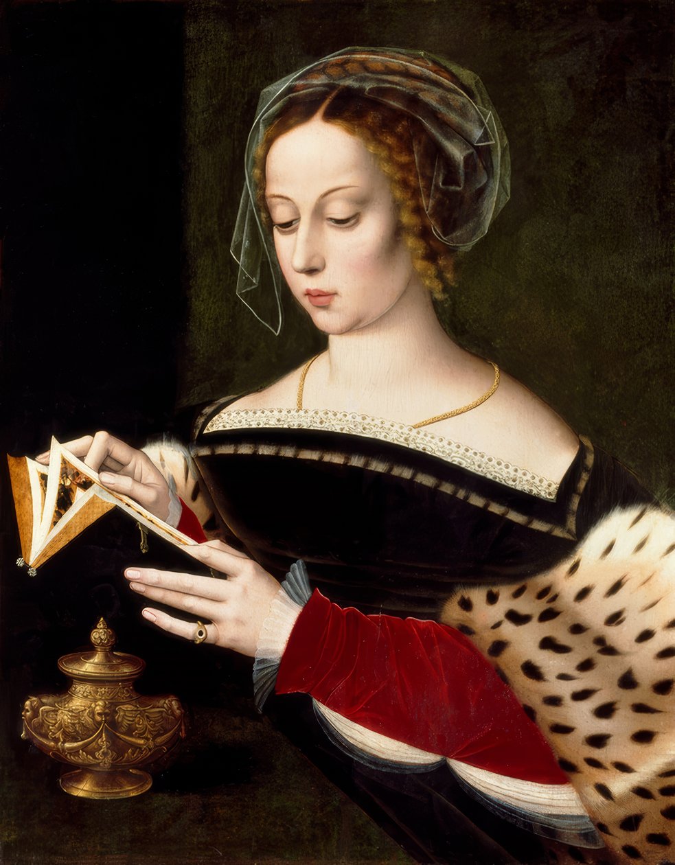Maria Magdalenan leesende Maria Magdalena tekijältä Ambrosius Benson